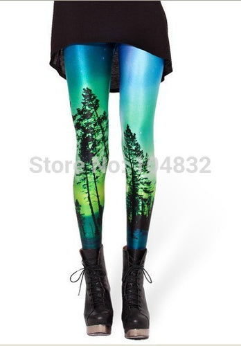 EAST KNITTING BL-140 Women Aurora Skye Leggings Punk Leggings Women Plus Size Leggings XL Drop SHIPPING