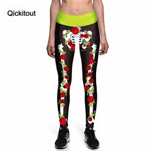 Load image into Gallery viewer, Qickitout Leggings 2016 New style Women&#39;s New Leggings Fitness Workout 22 Styles 3D Print New Pants Elastic Slim Leggings
