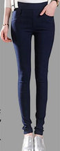 Load image into Gallery viewer, Women Casual Denim Skinny Cut Pencil Pants High Waist Stretch Jeans Trousers Cotton Drawstring Slim Leggings 2017 QS