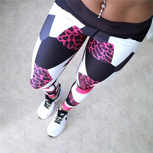 2018 Fashion Women Leggings Slim High Waist Elasticity Leggings Leopard Printing leggins Woman Pants Leggings