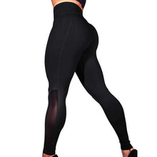 Load image into Gallery viewer, New Sexy Women Exercise Mesh Breathable Leggings 2018 Sportwear Fitness Leggings Ladies Gothic spandex Legging Plus Size