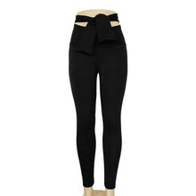 Load image into Gallery viewer, S-XL Women Yoga Pants with Bowknot High Elastic Fitness Sport Leggings Tights Slim Running Sportswear Pants Quick Drying Trouser