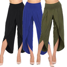 Load image into Gallery viewer, Women&#39;s Layered Wide Leg Flowy Pants High Waist Wide Legs Pants
