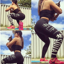 Load image into Gallery viewer, Women Sports Pants Fitness Compression Leggings Running Gym Trousers Sportware Yoga Pant Printed Tight Pant