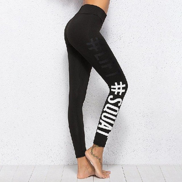 Women Sports Pants Fitness Compression Leggings Running Gym Trousers Sportware Yoga Pant Printed Tight Pant